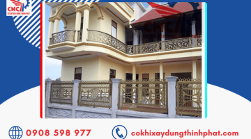 Thi công lan can CNC chuyên nghiệp nhanh chóng tại Bình Phước
